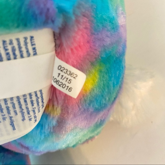 Build A Bear Bunny Rabbit Tie Dye Multi Color - Picture 6 of 7